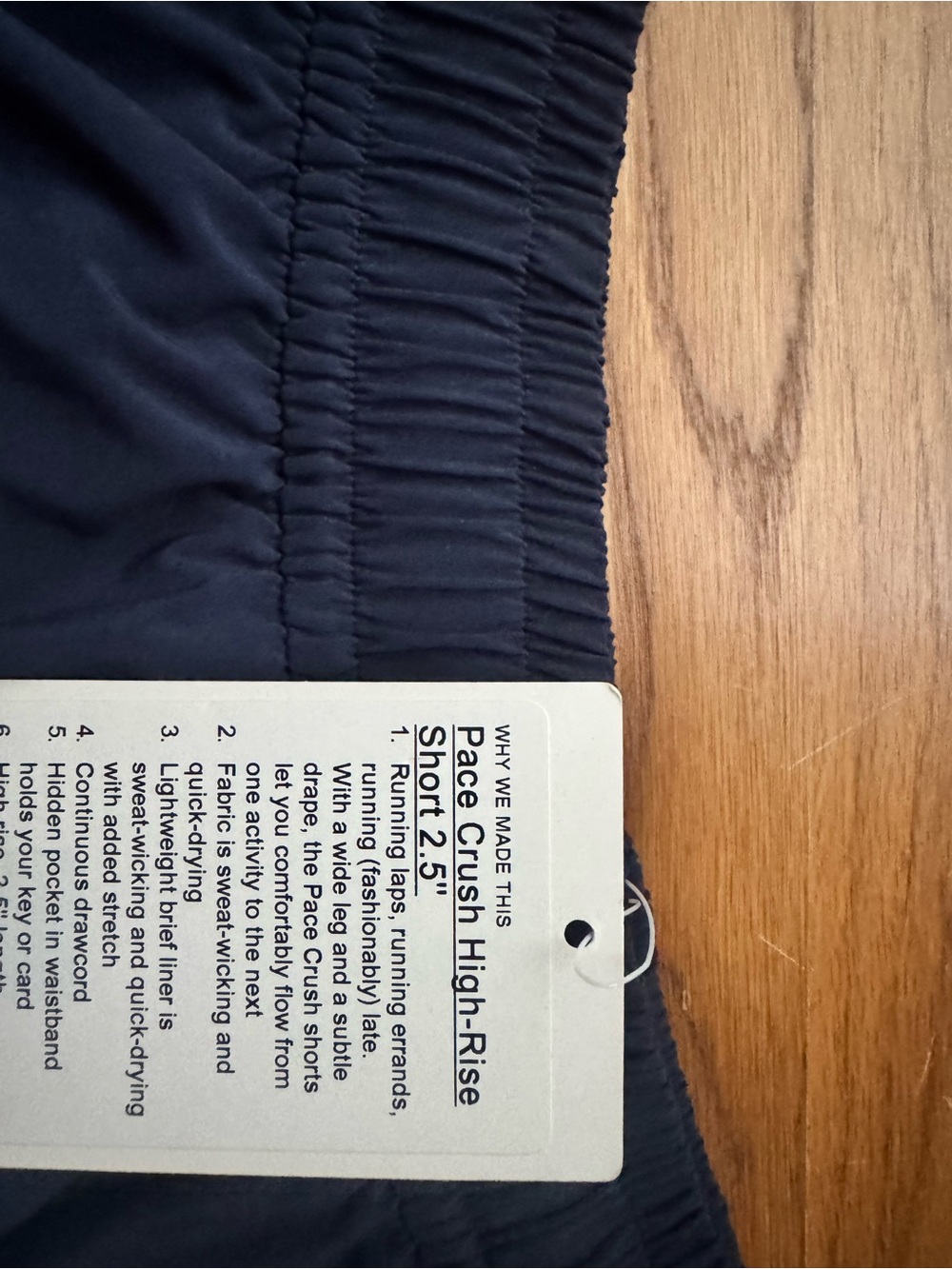 lululemon athletica Navy Athletic Shorts - Picture 2 of 4